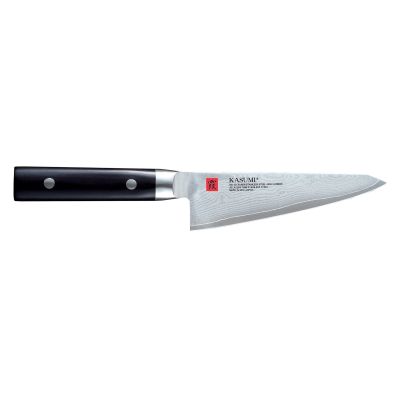 Nóż japoński do trybowania dł. 14 cm stal damasceńska DAMASCUS - KASUMI