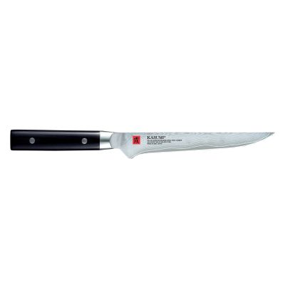 Nóż japoński do trybowania dł. 16 cm stal damasceńska DAMASCUS - KASUMI