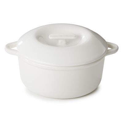 Podgrzewacz porcelanowy z pokrywką biały,  2,5 l BOMBANCE - REVOL