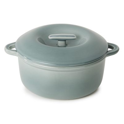 Podgrzewacz porcelanowy z pokrywką szary,  2,5 l BOMBANCE - REVOL