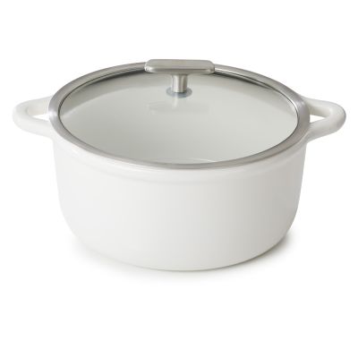 Podgrzewacz porcelanowy ze szklaną pokrywą biały,  4 l BOMBANCE - REVOL