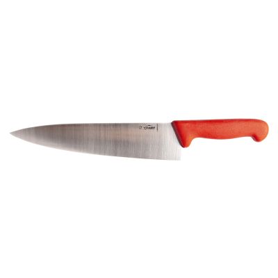 Nóż szefa kuchni dł. 20 cm czerwony - TOMGAST