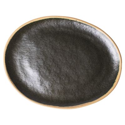 Talarz owalny, 30x23,5 cm, melamina, Terra Matte