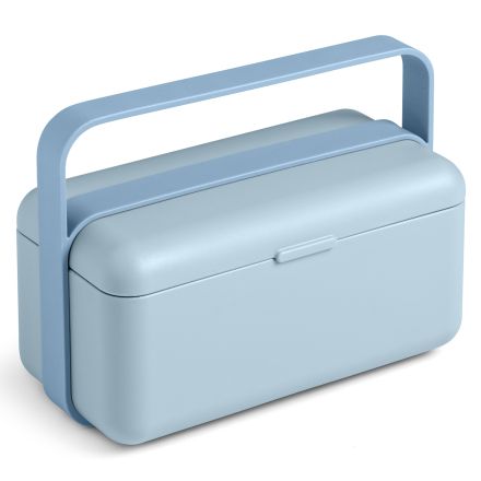 Lunchbox niski jasny oceaniczny BAULETTO - BLIM PLUS