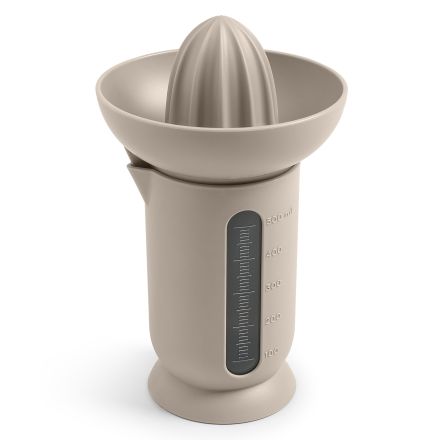 Citrus juicer with jug, 0.5L, mocha - UFO - BLIM PLUS