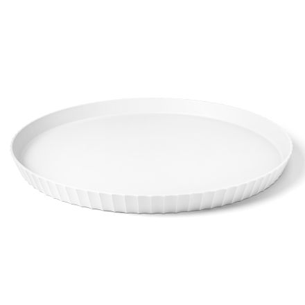 Round tray, dia. 40 cm, crystalline white - ATENA - BLIM PLUS