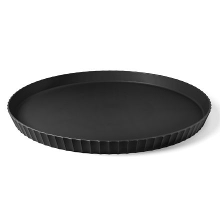 Round tray, dia. 40 cm, carbon - ATENA - BLIM PLUS