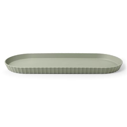 Oval tray 50x25 cm, medium forest green - MINERVA - BLIM PLUS
