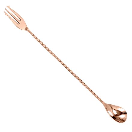 Barspoon trident, 40 cm length, copper BAREQ 