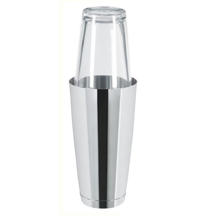 Boston Shaker with a glass 0,8 l, steel BAREQ