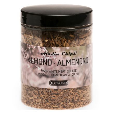 Wood chips for smoking and grilling, almond tree wood 100% CHEF 