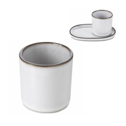 Espresso cup, 80 ml, white cumulus Caractere line REVOL
