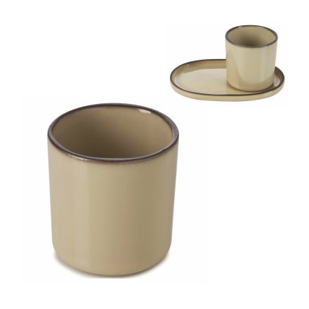 Espresso cup, 80 ml, nutmeg Caractere line REVOL