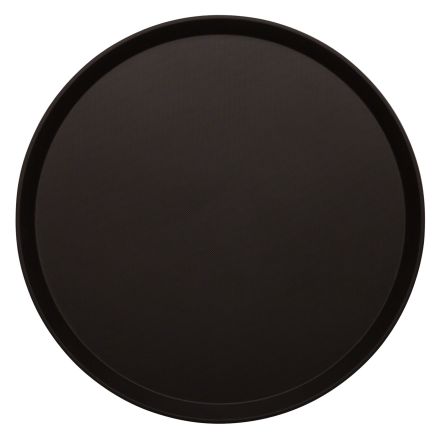 Tray treadlite, dia. 40.5 cm, round, black CAMBRO 