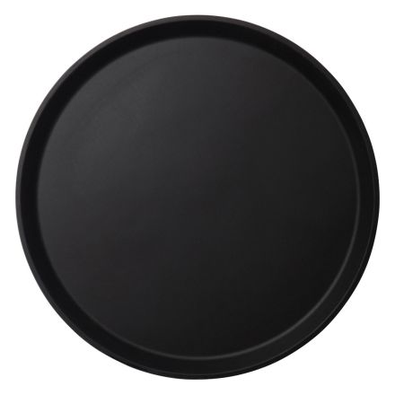 Tray Camtread , round, black 45 cm CAMBRO 