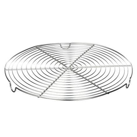 Round stainless steel grate with feet DE BUYER 