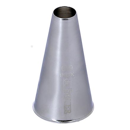 Stainless steel plain nozzle, ? 13 mm DE BUYER 