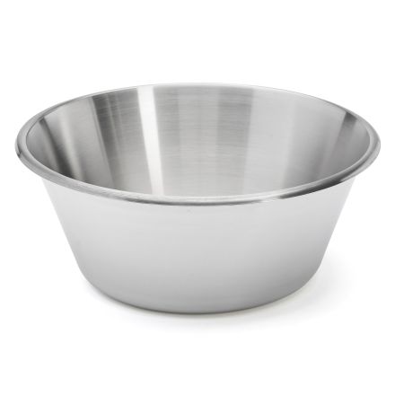 Flat bottom pastry bowl, round opened edge, ? 40 cm, 17.5 cm height DE BUYER 