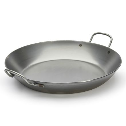 Steel frying pan w/ 2 handles Carbone Plus, ? 50 cm DE BUYER 