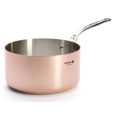 Saucepan, copper Prima Matera induction, ? 24 DE BUYER 