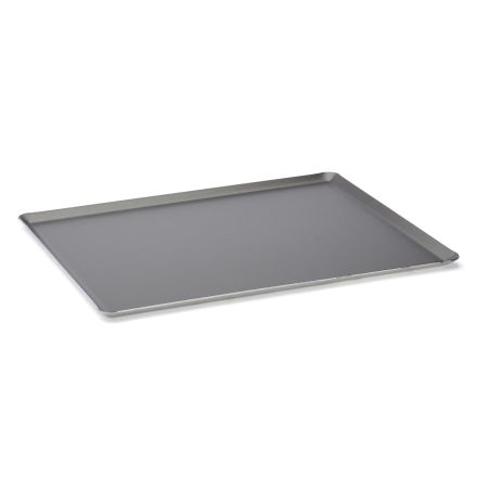 Rectangular non stick baking tray aluminium, oblique edges, 60 x 40 cm DE BUYER 