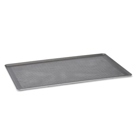 Perforated choc aluminium baking tray, 60 x 40 DE BUYER 