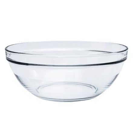 Stackable glass bowl dia. 26cm 3450 ml