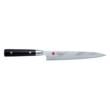 Japanese knife Sashimi, 21 cm lenght, Damascene steel KASUMI 