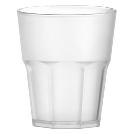 Glass 200 ml, polycarbonate, white
