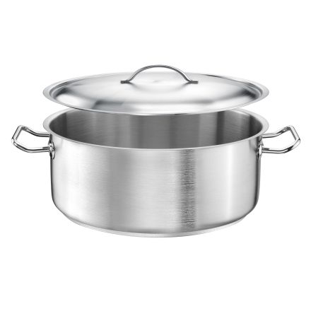 Deep casserole pot dia. 20 cm with lid PRO - TOMGAST