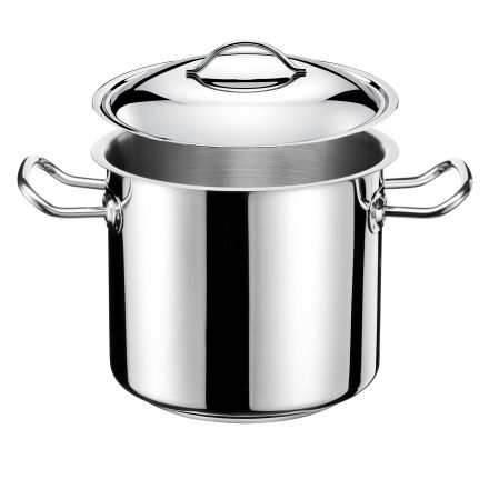 Deep stock pot dia.16 cm with lid EXCLUSIVE - TOMGAST