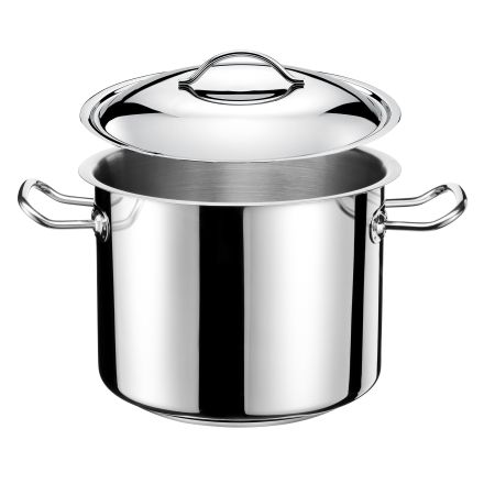 Deep stock pot dia.20 cm with lid EXCLUSIVE - TOMGAST