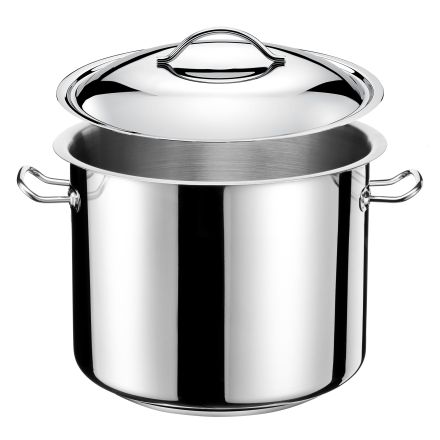 Deep stock pot dia.32 cm with lid EXCLUSIVE - TOMGAST