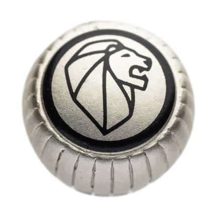 Button for papper mills, matte nickel  - PEUGEOT