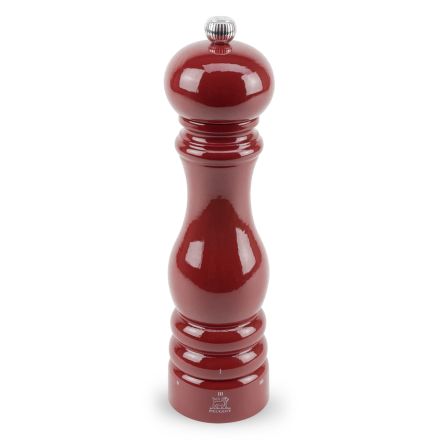 Pepper mill Paris u'select, 22 cm height, dark red lacquer finish PEUGEOT 