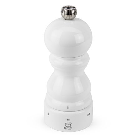 Pepper mill Paris u'select, 12 cm height, white lacquer finish PEUGEOT 