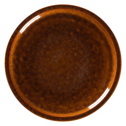 Flat plate 16 cm amber EASE - RAK PORCELAIN