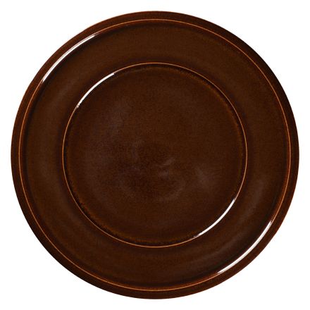 Flat plate 32 cm amber EASE - RAK PORCELAIN