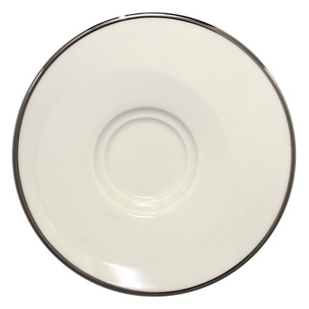 Saucer for espresso cup, dia. 17 cm, ivory Platinum line RAK PORCELAIN 