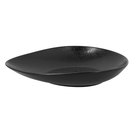 Deep plate 25x21 cm, black  SUGGESTIONS Shaped - RAK PORCELAIN