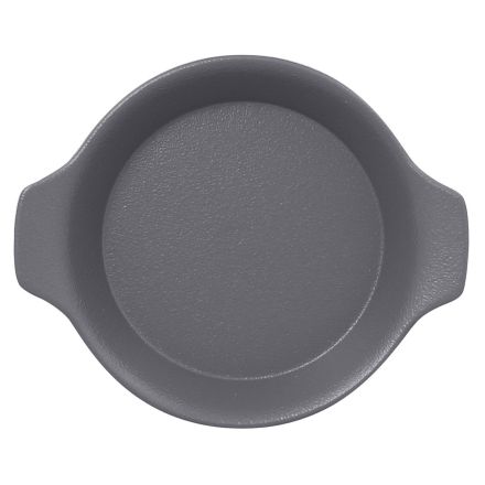Round dish with grip, 18 cm, grey Chef's Fusion line RAK PORCELAIN 