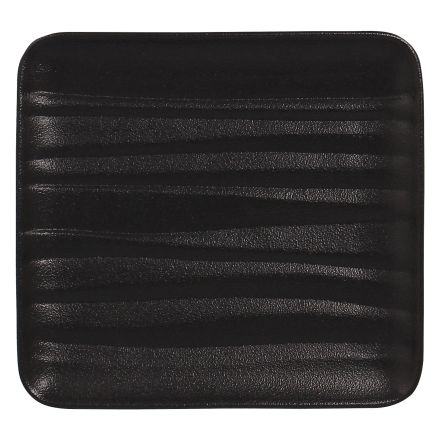 Embossed rectangular platter GN 1/6 black SUGGESTIONS Shared - RAK PORCELAIN