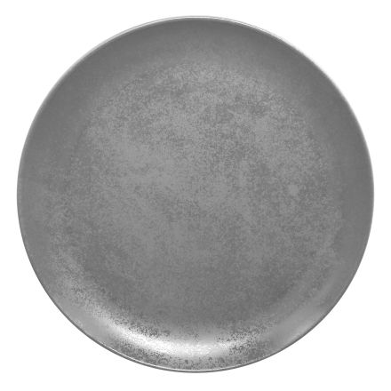 Round plate, dia. 15 cm, grey Shale line RAK PORCELAIN 