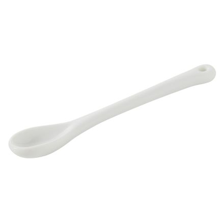 Porcelain teaspoon, white color Salt/Mustard Porcelain Spoon line REVOL 