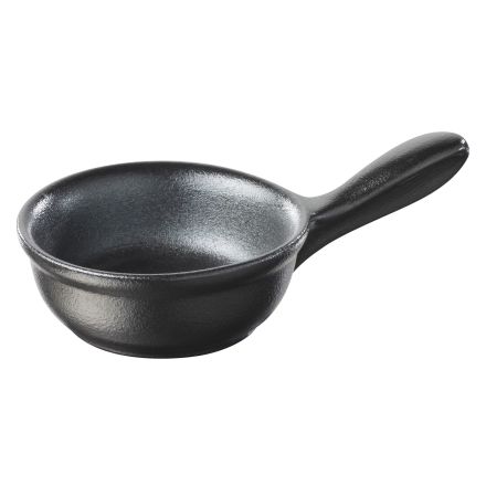 Mini saucepan, dia. 6.4 cm h. 2.5 cm, cast iron style color Miniature Saucepan line REVOL 
