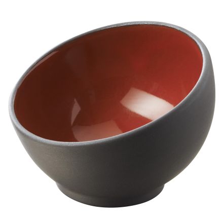 Mise en bouche bowl, dia. 7.5 cm h. 5.3 cm, pepper red color Solid Mise En Bouche Bowl line REVOL 