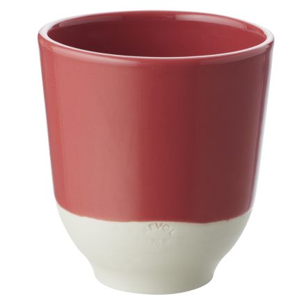 Coloured porcelain cup, red color Color Lab Tea Cup 20Cl line REVOL 