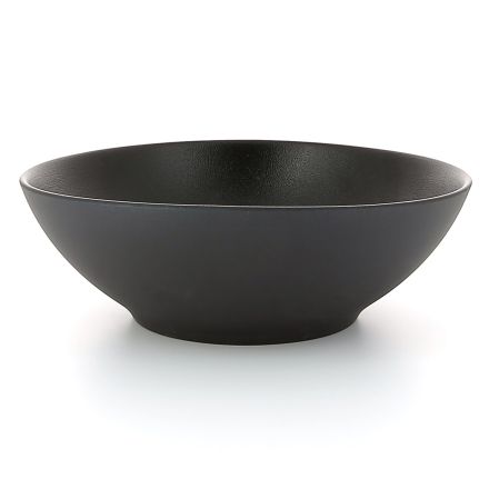 Ceramic soup bowl, cast iron style color 19 cm Equinoxe Coupe Plate line REVOL 