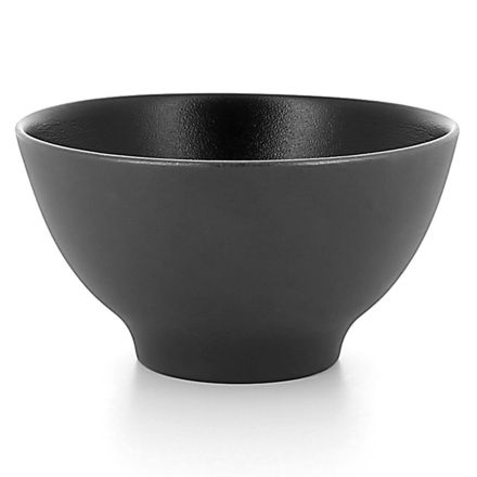 Ceramic rice bowl, cast iron style color Equinoxe Rice Bowl line REVOL 