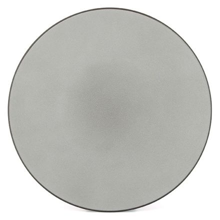Flat ceramic plate, pepper color 26 cm Equinoxe Dinner Plate line REVOL 